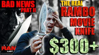 We tried the ORIGINAL Rambo Last Blood Knife! Pohlforce MK9 CNC 2