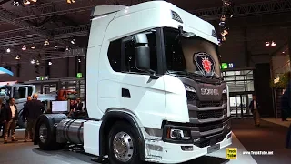 2019 Scania G410 A4x2 LNG Tractor - Exterior and Interior Walkaround - 2018 IAA Hannover