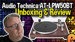 Audio Technica AT-LPW50BT - Unboxing & Review! #vinyl #turntable #fyp