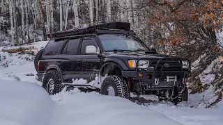 Camping In The La Sal Mountains In My 3rd Gen 4Runner | Getting Stuck In The Snow| Utah Overlanding