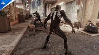 New Spider-Man 2 Black Symbiote Suit vs Venom Fight ► Spider-Man PC Gameplay