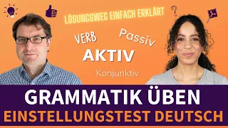 Grammatik üben | Sprachverständnis #deutschlernen #einstellungstest