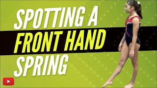 Spotting a Front Handspring - Gymnastics Lessons and Tips from Paul Hamm