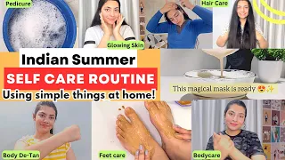 My Summer Self Care Routine | Self Care tips for Every Girl | Grooming with things at home #selfcare