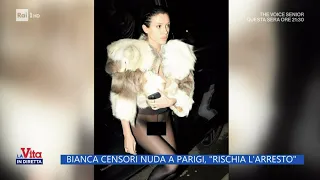 Bianca Censori nuda a Parigi, "Rischia l'arresto" - La Vita in diretta - 01/03/2024