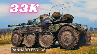 33K Spot Damage with 2x Panhard EBR 105  15K & 18K World of Tanks   #wot #worldoftanks