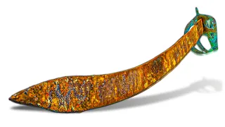 Antique Rusted Sword - Incredible Shine!