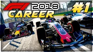 F1 2018 Career Mode Part 1: Australia - OUR NEW JOURNEY TO GLORY BEGINS!