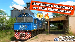 🚂🔥 ¡VOLANDO EN VÍAS RENOVADAS! Tren N°5015 con 9762 + 9773 por CHOROTIS y VENADOS GRANDES - 25/03/24