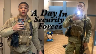 SECURITY FORCES Day In The LIFE | A DAY In The AIR FORCE VLOG | Lil Morro