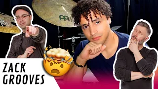 Mehr als ein YouTube-Drummer? | Schlagzeuglehrer reagieren auf @ZackGrooves