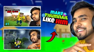 Make Thumnail like @TechnoGamerzOfficial 🔥