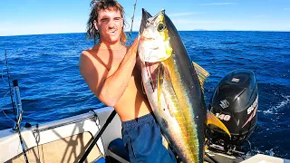 Solo Yellowfin Tuna On My New Boat