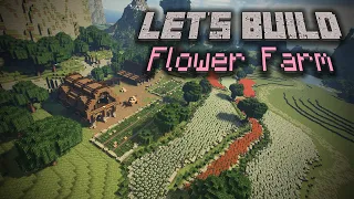 Let's Build a Flower Farm in Minecraft