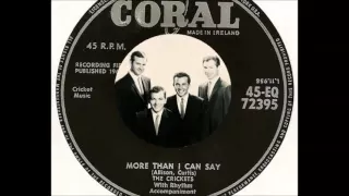 The Crickets - More Than I Can Say  (1960)