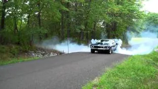 1969 mustang burnout