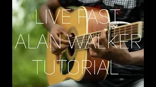 (Tabs) Live Fast - Alan Walker Fingerstyle Guitar Tutorial (PUBGM) - Intro