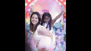 Sunny Leone daughter Nisha Kaur Weber 7th birthday 🎉 Celebration 🥳 #shorts #angelslife50k