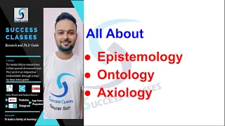 Epistemology | Ontology | Axiology | Research Aptitude | Gaurav Soin