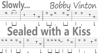 Bobby Vinton - Sealed with a Kiss (Slow) / Guitar Solo Tab+BackingTrack