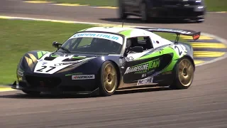 Lotus Elise Cup PB-R race car - FAST action, driving to the limit, on board & loud sound