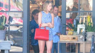 Taylor Swift Caught Shoots Advertisement With Travis Kelce For The First Time in LA 25th April 2024