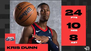 Kris Dunn Flirts With Triple-Double (24 PTS, 10 REB, 8 AST) Versus Blue Coats