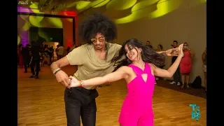 Laurent (Les Twins) & Lady - Social dancing | Tampa Salsa & Bachata Festival 2019