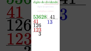 Aprenda divisão na chave #shorts
