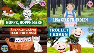 Barnesanger på norsk - Hoppe, hoppe hare og mye mer!