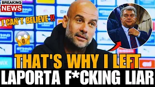 💥BOMBSHELL🔥 PEP GUARDIOLA INSULT JOAN LAPORTA IN PUBLIC😰 YOU NEED TO SEE THIS🔥 BARCELONA NEWS TODAY!