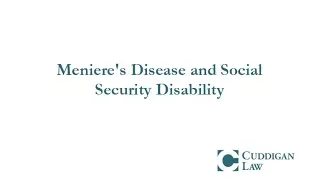 Meniere's Disease and Social Security Disability