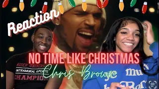 No Time Like Christmas - Chris Brown REACTION