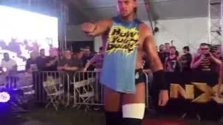 10/24/2015 - Enzo Amore, Big Cass & Carmella Entrance at NXT Aftershock