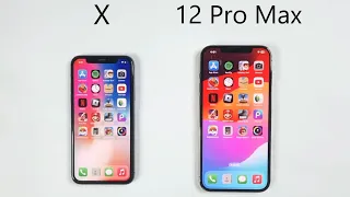 iPhone X vs 12 Pro Max - SPEED TEST 2024