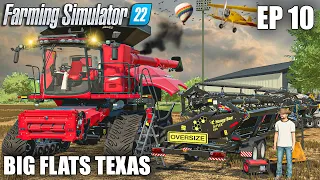 Buying new COMBINE HARVESTER for the FARM | Big Flats Texas | Farming Simulator 22 - Episode 10