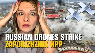 ZAPORIZHZHIA NUCLEAR POWER STATION ATTACKED BY RUSSIAN DRONES Vlog 650: War in Ukraine