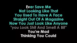 The 1975  A Change of Heart karaoke