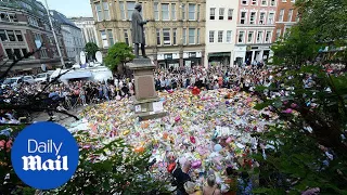 UK falls silent to remember Manchester victims - Daily Mail