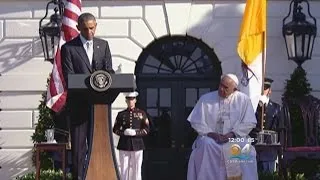Obama Says Pope “Shaking Us Out Of Complacency”