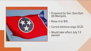 Tennessee bill seeks to raise minimum wage to $15 per hour