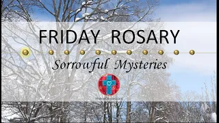 Friday Rosary • Sorrowful Mysteries of the Rosary 💜 March 8, 2024 VIRTUAL ROSARY - MEDITATION