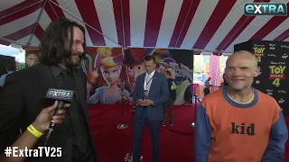 Watch Keanu Reeves & Flea Have a ‘My Own Private Idaho’ Reunion at ‘Toy Story 4’ Premiere