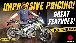 Bajaj Pulsar NS400Z launched! Big Puslar, Big Features, Small Price