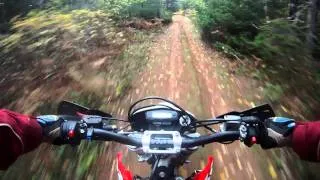 Husqvarna TE 250 - Trail riding (2) in Debert, NS - GoPro