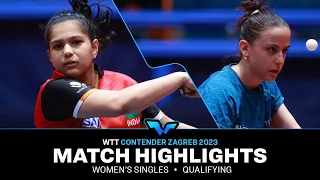 Diya Parag Chitale vs Aikaterini Toliou | WS Qual | WTT Contender Zagreb 2023