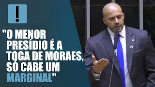 Silveira, antes de julgamento: "O menor presídio é a toga de Moraes, só cabe um marginal"