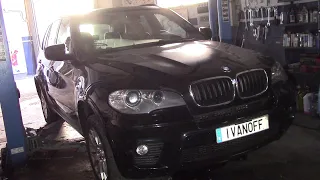 BMW  X5  E70  N57D30A  Потекло масло, всё плохо