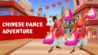 Chinese Fan Dance | Dance Lesson with Rosie & Posie