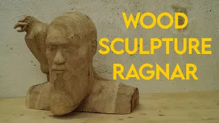 #скульптурарагнар #ragnar    Wood sculpture Ragnar/ Деревянная скульптура Рагнар Лодброк.